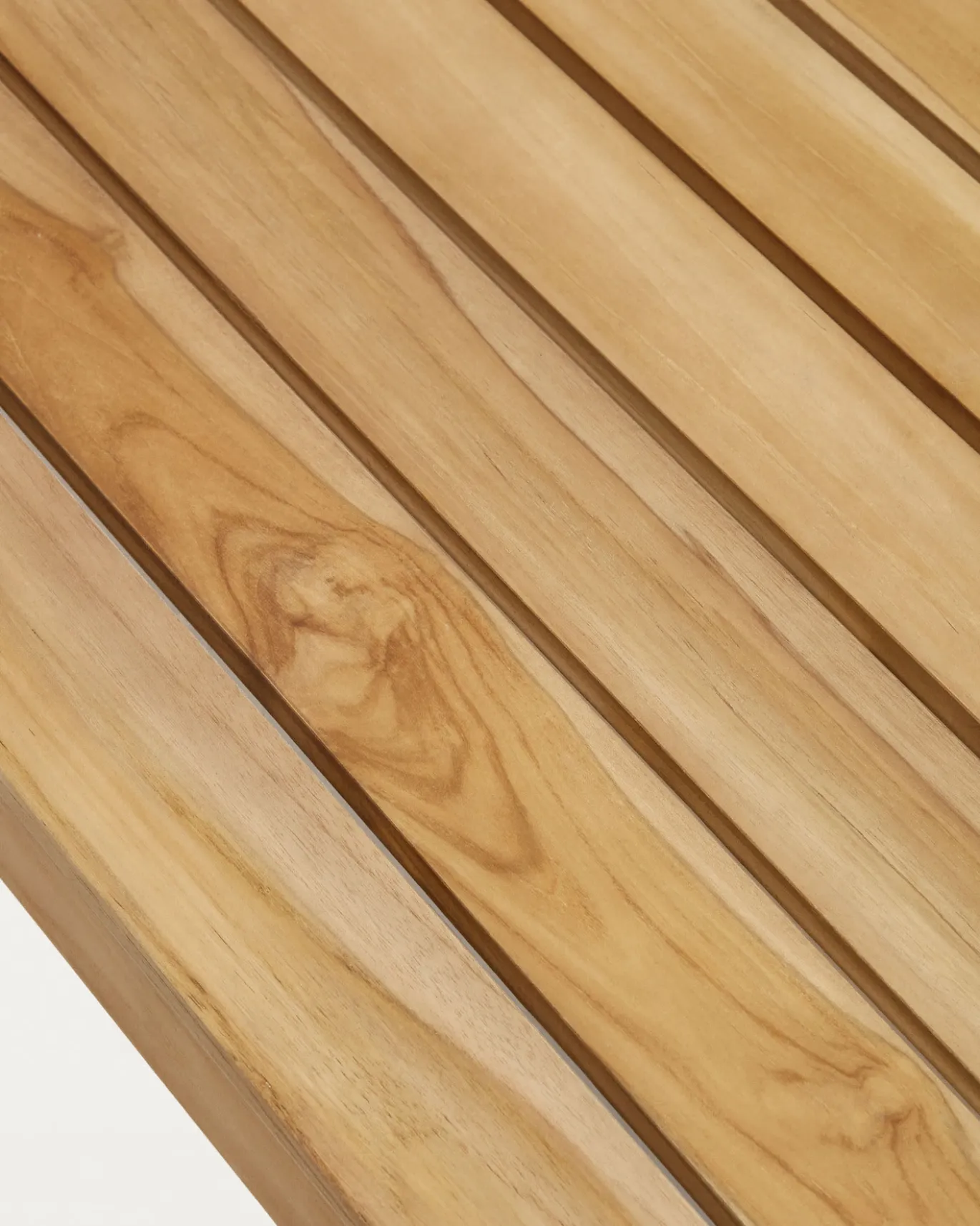 Kave Home Salontafel Forcanera Massief Teakhout 150x71cm