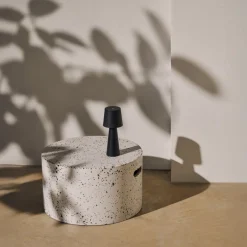 Kave Home Salontafel Jenell Wit Terrazzo Ø52cm