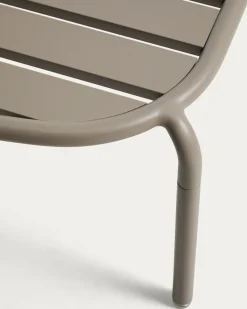 Kave Home Salontafel Joncols Outdoor Aluminium Taupe 113cm