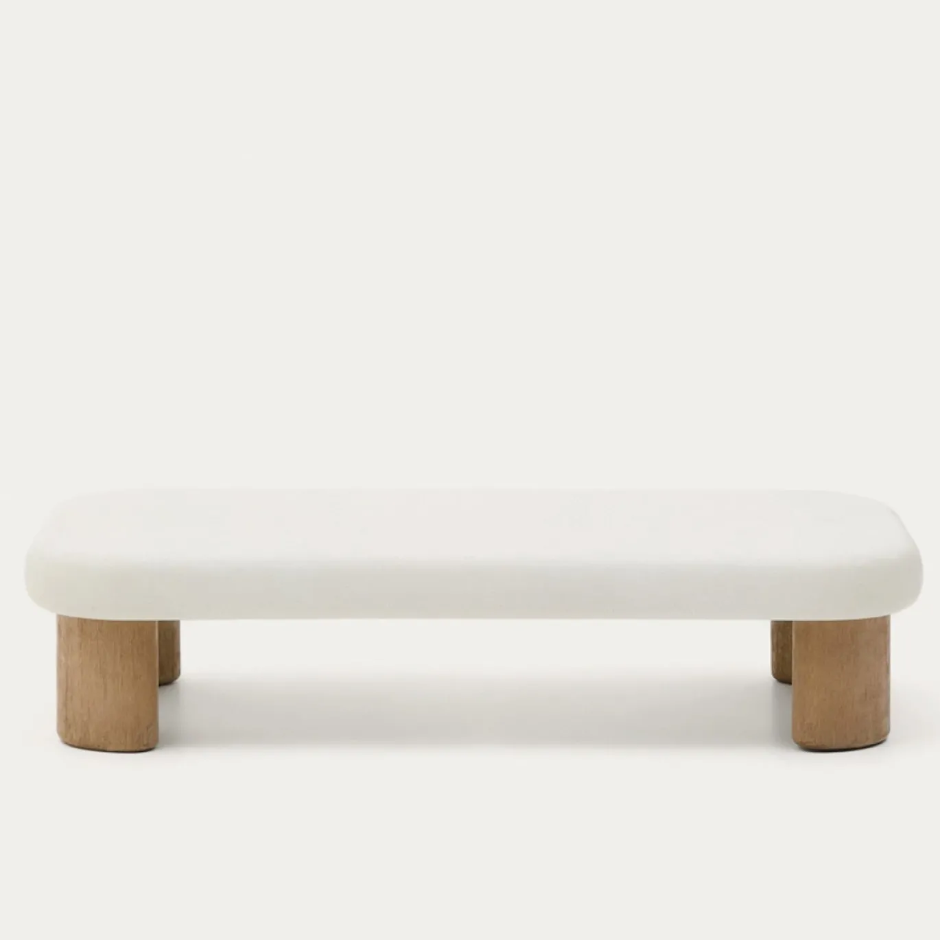 Kave Home Salontafel Labra Outdoor Wit Cement 140cm