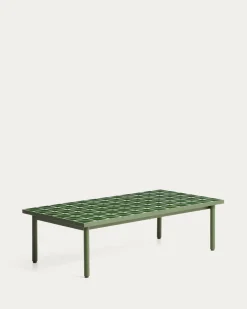 Kave Home Salontafel Maurina Staal Tegels Groen 122cm