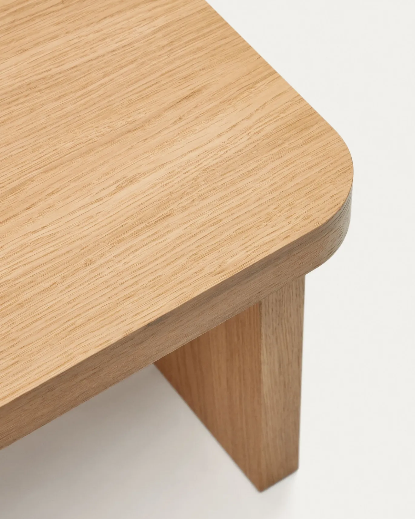 Kave Home Salontafel Oaq Eikenfineer Natuurlijk 82x60cm