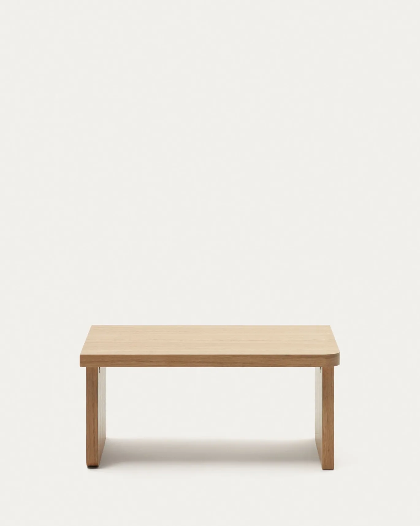 Kave Home Salontafel Oaq Eikenfineer Natuurlijk 82x60cm