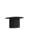 Kave Home Salontafel Olir Glas Metaal Zwart 82cm