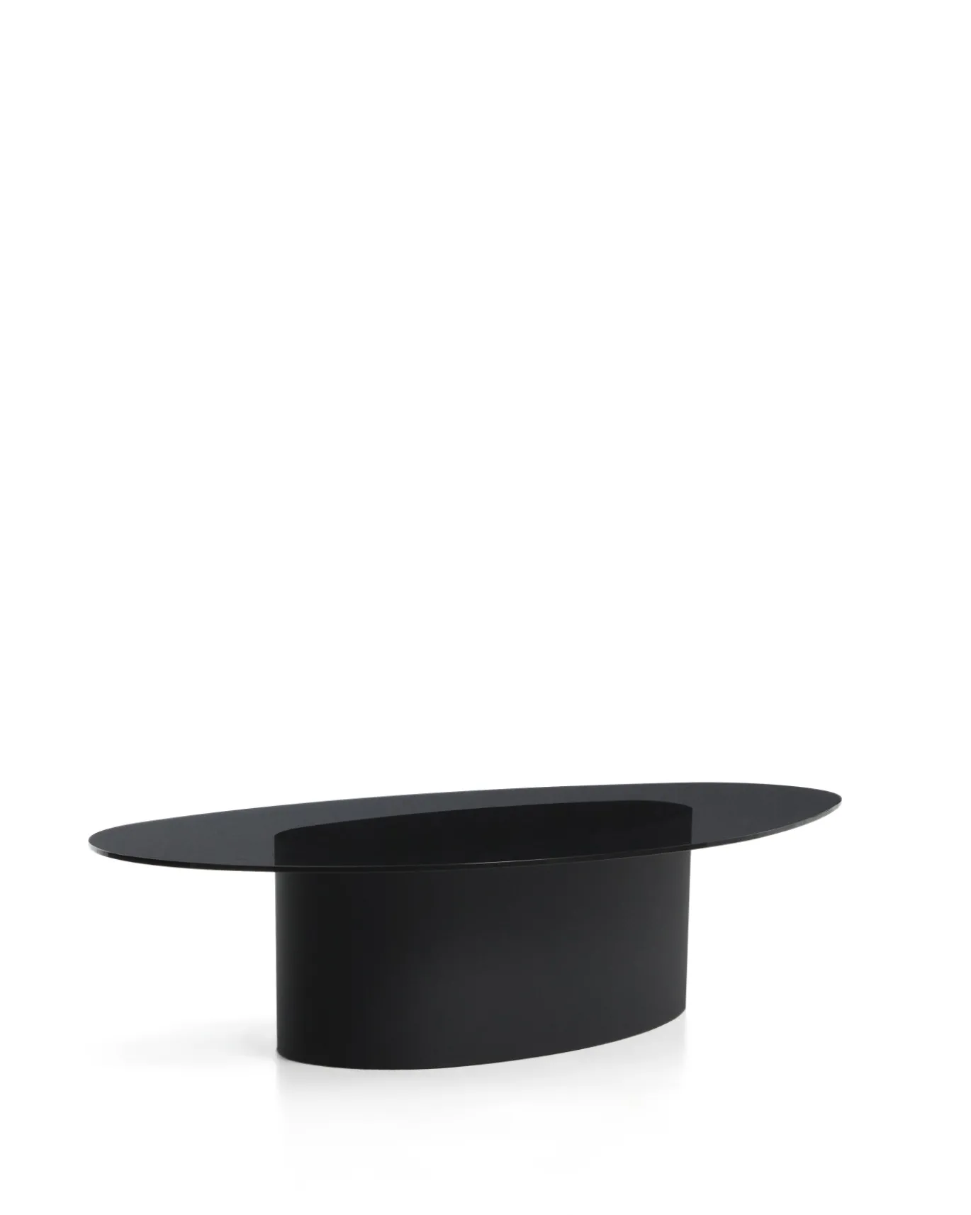 Kave Home Salontafel Olir Glas Metaal Zwart 140cm