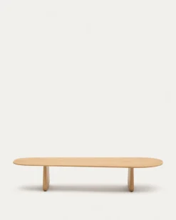 Kave Home Salontafel Pirita Eikenhout Naturel 146x56,5cm