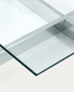 Kave Home Salontafel Plam Transparant Glas 120x70cm