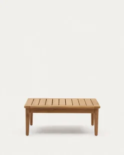 Kave Home Salontafel Portitxol Massief Teakhout 80x80cm