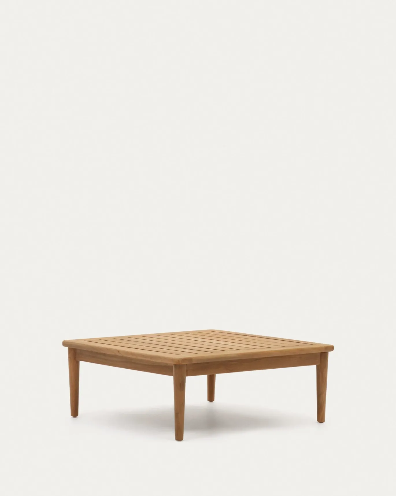 Kave Home Salontafel Portitxol Massief Teakhout 80x80cm