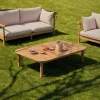 Kave Home Salontafel Sacova Outdoor Massief Eucalyptushout 140x89cm