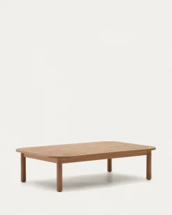 Kave Home Salontafel Sacova Outdoor Massief Eucalyptushout 140x89cm