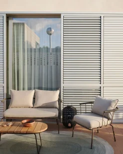 Kave Home Salontafel Salguer Outdoor Massief Acaciahout Ø100x50cm