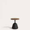 Kave Home Salontafel Saura Hout Walnoot Ø43cm