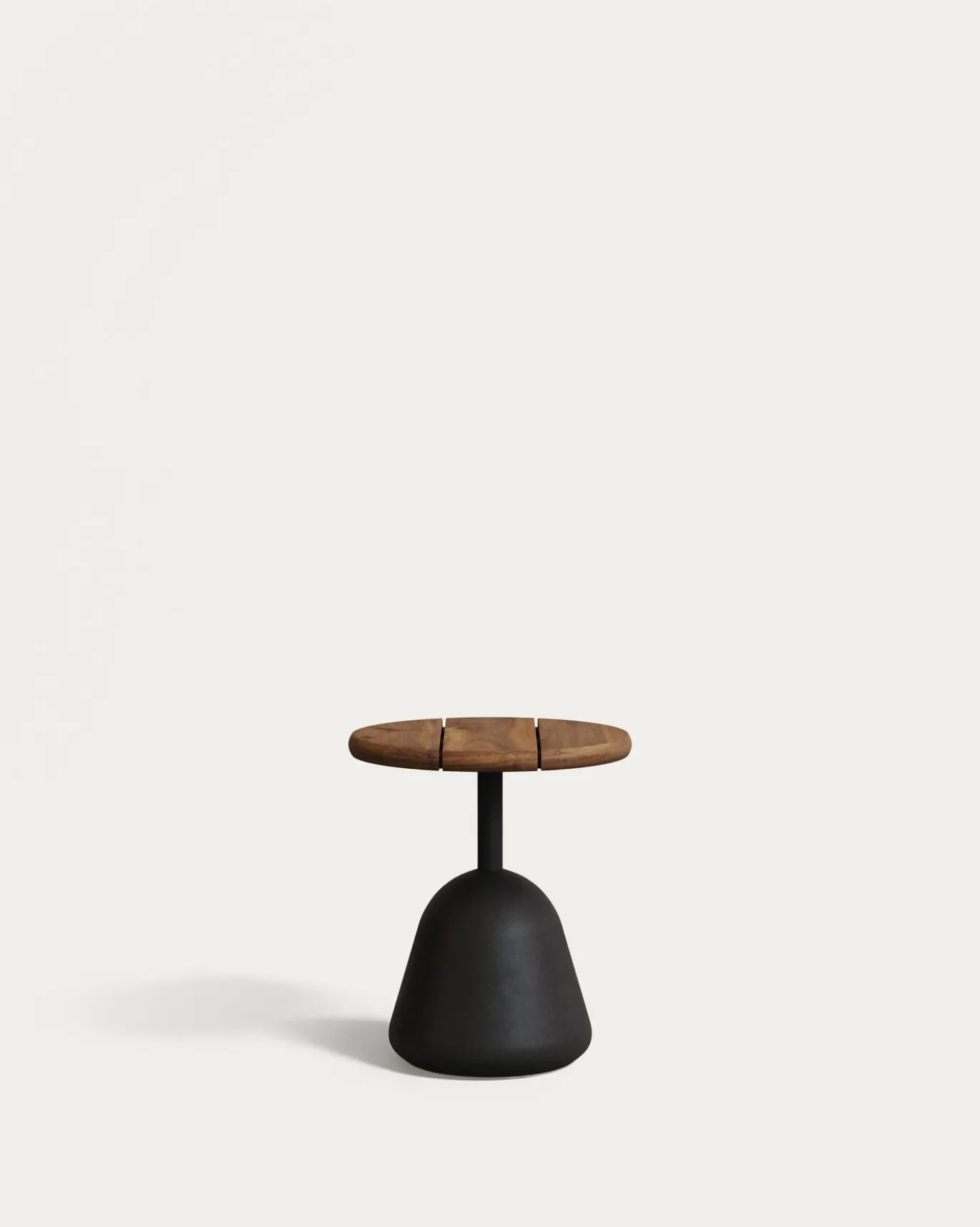 Kave Home Salontafel Saura Hout Walnoot Ø43cm