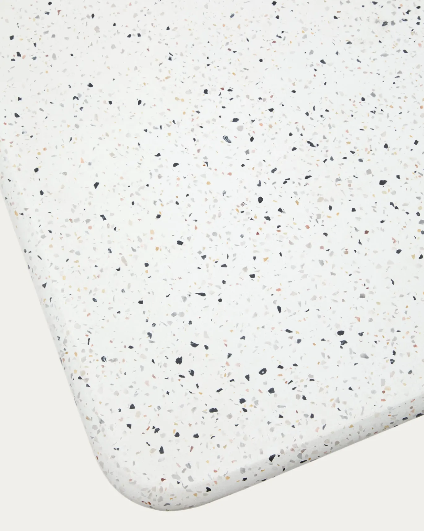 Kave Home Salontafel Saura Wit Terrazzo 32x48x48cm