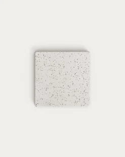 Kave Home Salontafel Saura Wit Terrazzo 32x48x48cm