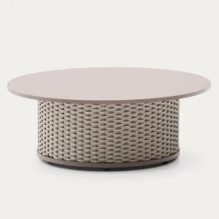 Kave Home Salontafel Sedalis Outdoor Taupe Ø99cm