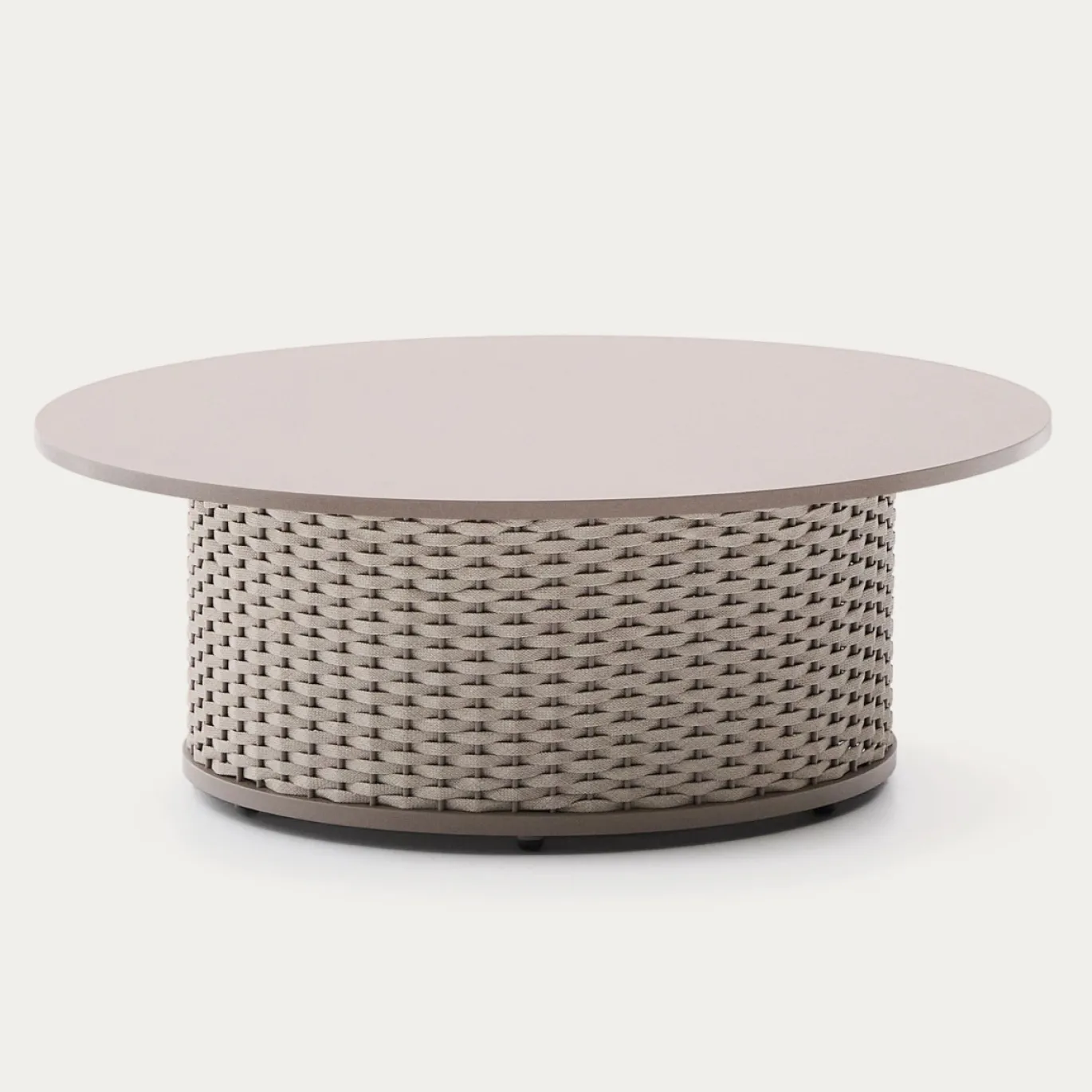 Kave Home Salontafel Sedalis Outdoor Taupe Ø99cm