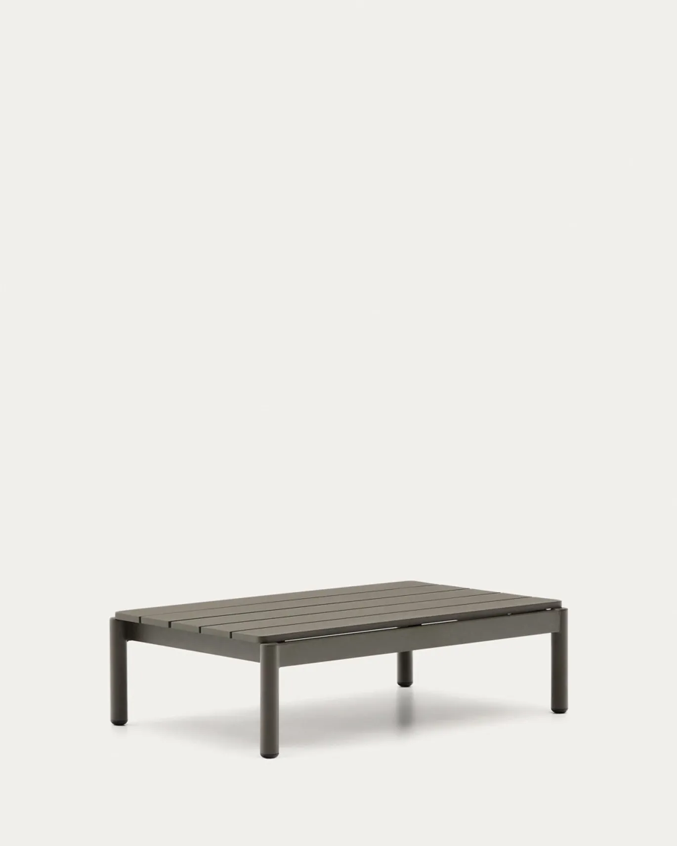 Kave Home Salontafel Sorells Groen Aluminium 52,4x91cm