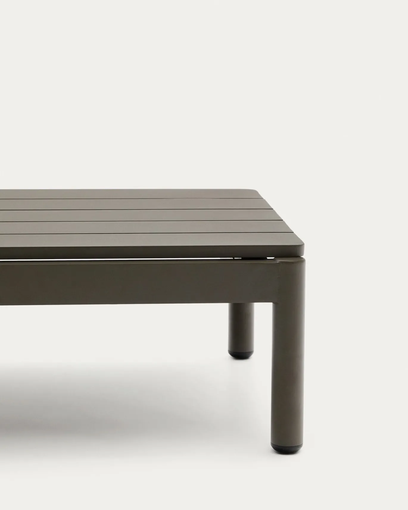 Kave Home Salontafel Sorells Groen Aluminium 52,4x91cm