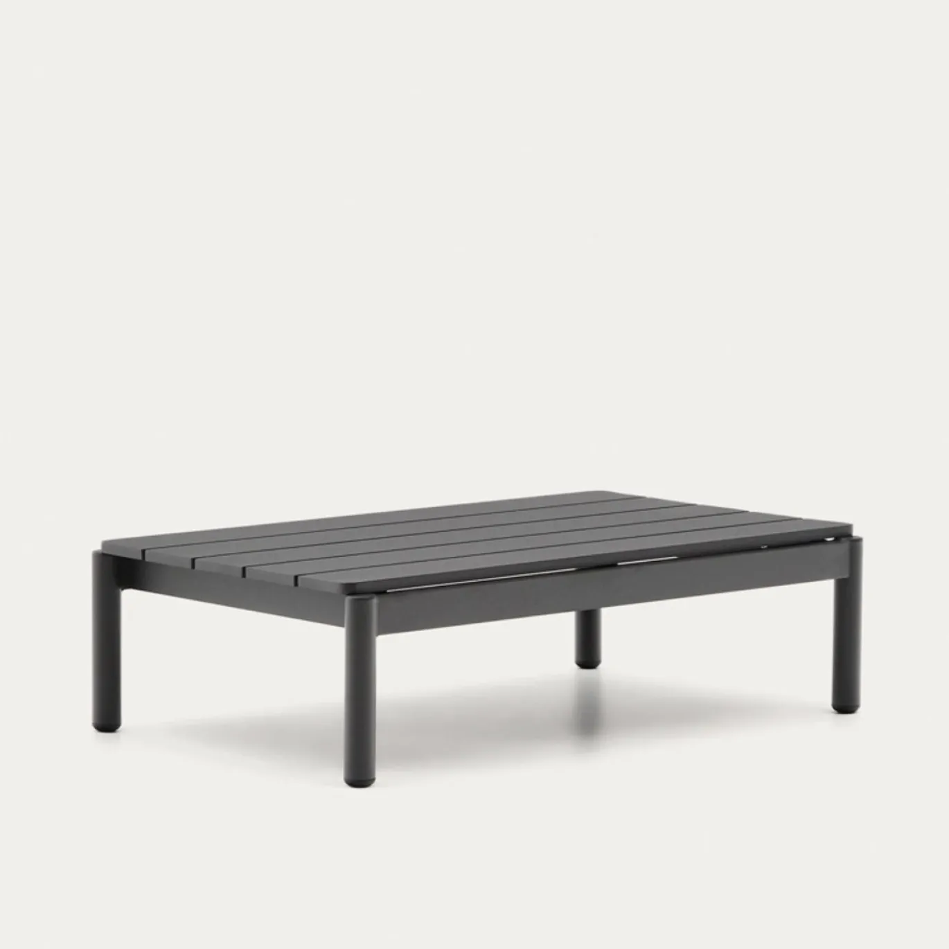 Kave Home Salontafel Sorells Grijs Aluminium 52,4x91cm