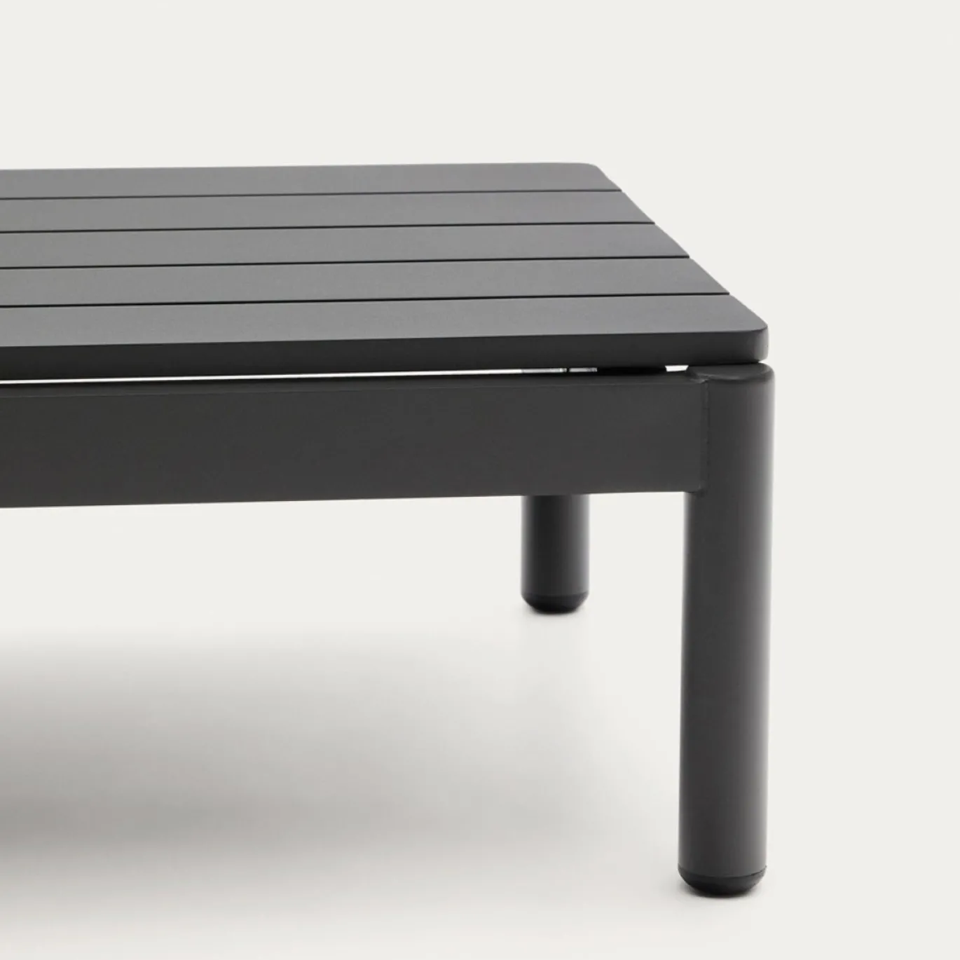 Kave Home Salontafel Sorells Grijs Aluminium 52,4x91cm