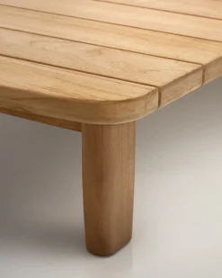 Kave Home Salontafel Tirant Massief Teakhout 140x70cm