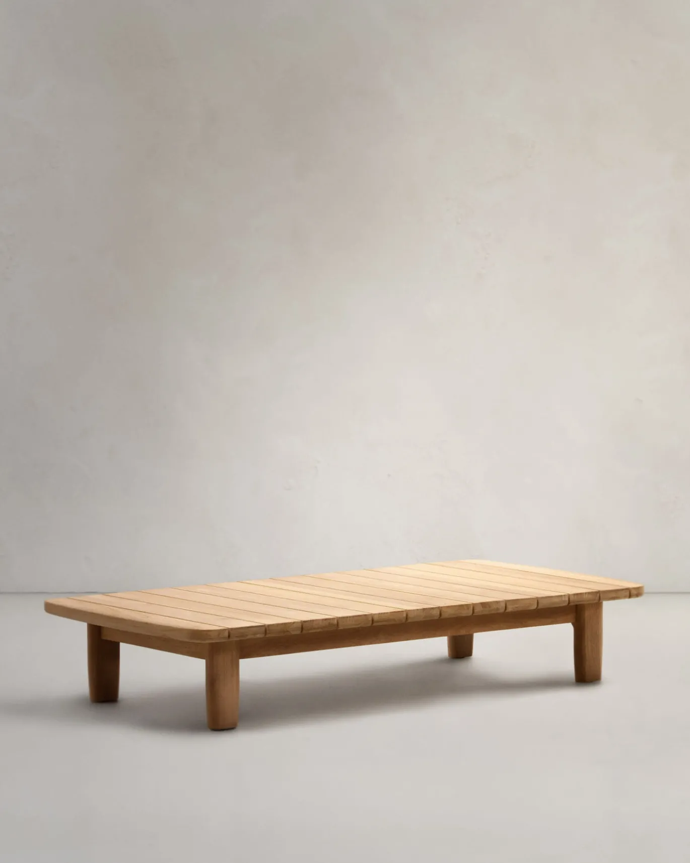 Kave Home Salontafel Tirant Massief Teakhout 140x70cm