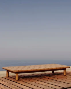 Kave Home Salontafel Turqueta Massief Teakhout 140x70cm