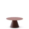 Kave Home Salontafel Wilshire Glas Terracotta Ø80cm