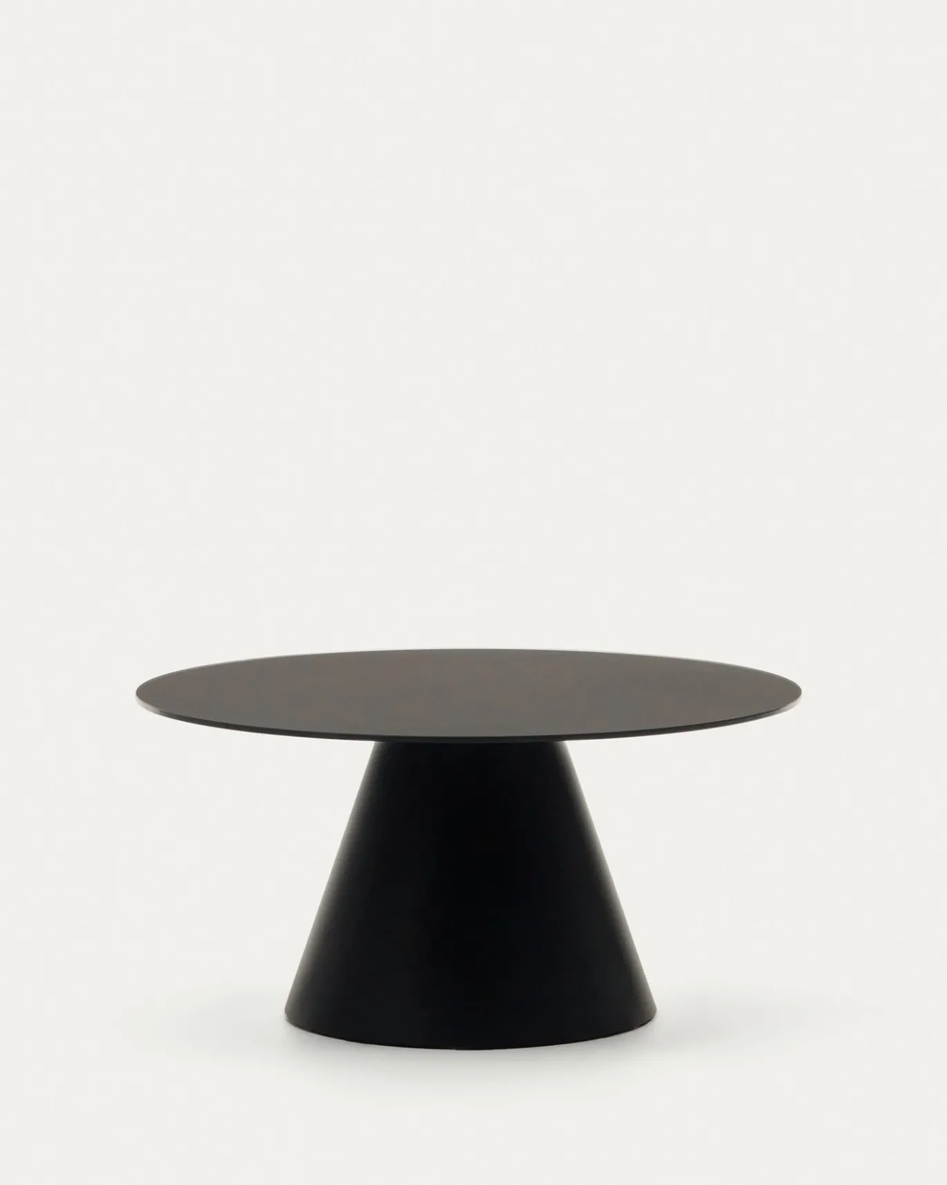 Kave Home Salontafel Wilshire Gehard Glas Ø80cm