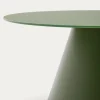 Kave Home Salontafel Wilshire Mat Gehard Glas en Matgroen Ø80cm