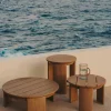 Kave Home Salontafel Xoriguer Massief Eucalyptushout Ø90cm
