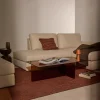 Kave Home Salontafel Zaren Bruin Gehard Glas 120x60cm