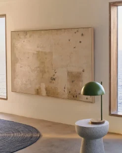 Kave Home Schilderij Abstract Silpa Taupe 200x120cm