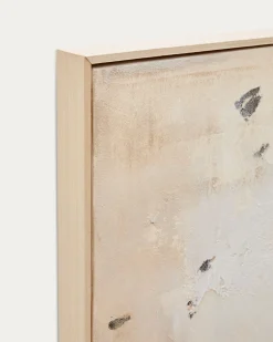Kave Home Schilderij Abstract Silpa Taupe 200x120cm
