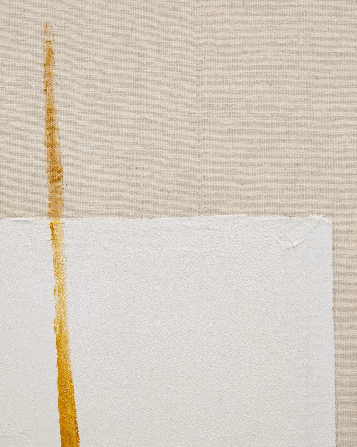 Kave Home Schilderij Abstract Op Linnen Salin Beige Verticale Streep 80x100cm