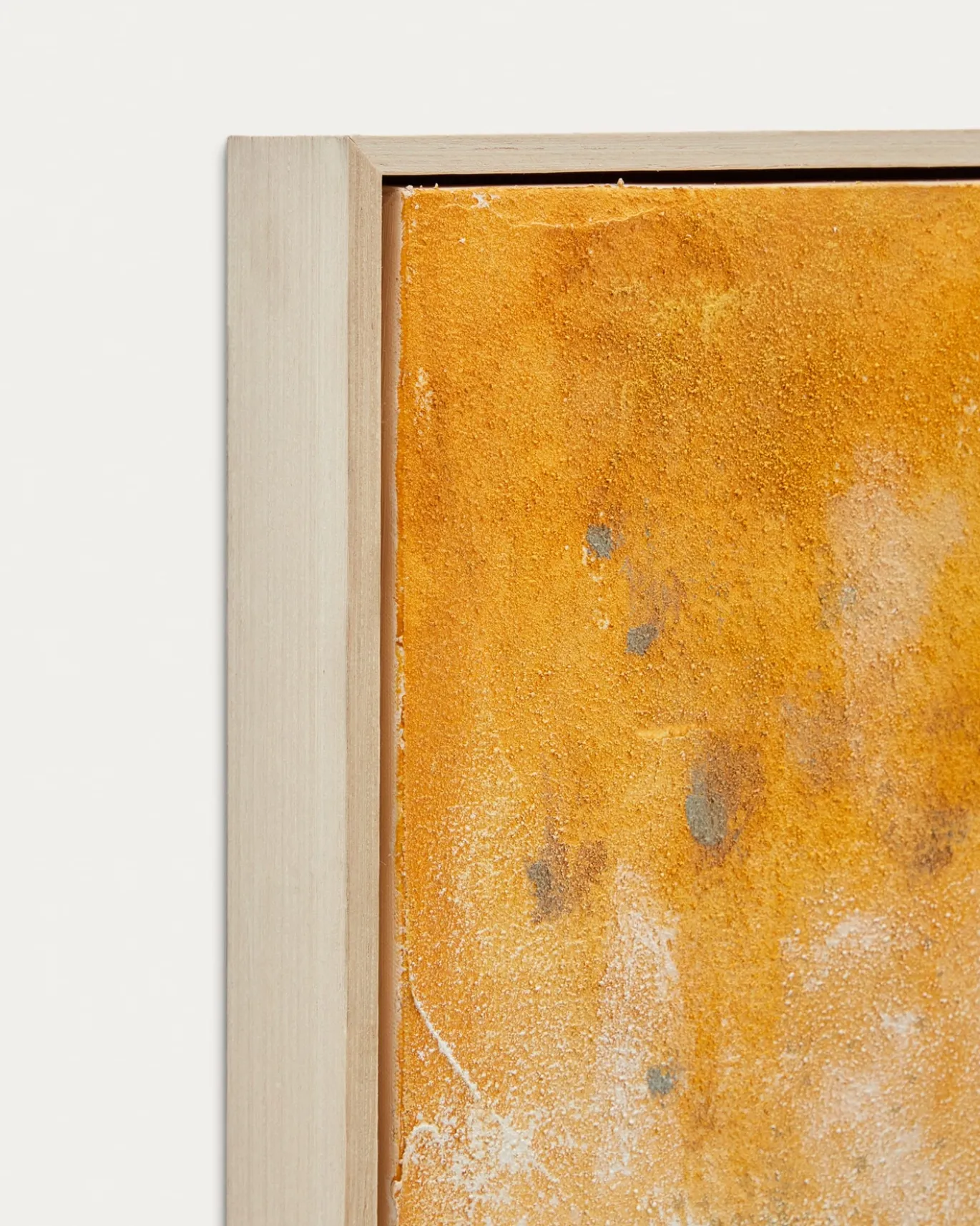 Kave Home Schilderij Abstract Selnar Geel 200x120cm