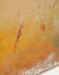 Kave Home Schilderij Abstract Selnar Geel 200x120cm