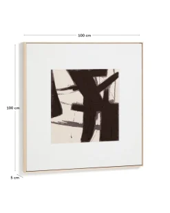 Kave Home Schilderij Arilan Abstract 100cm Links
