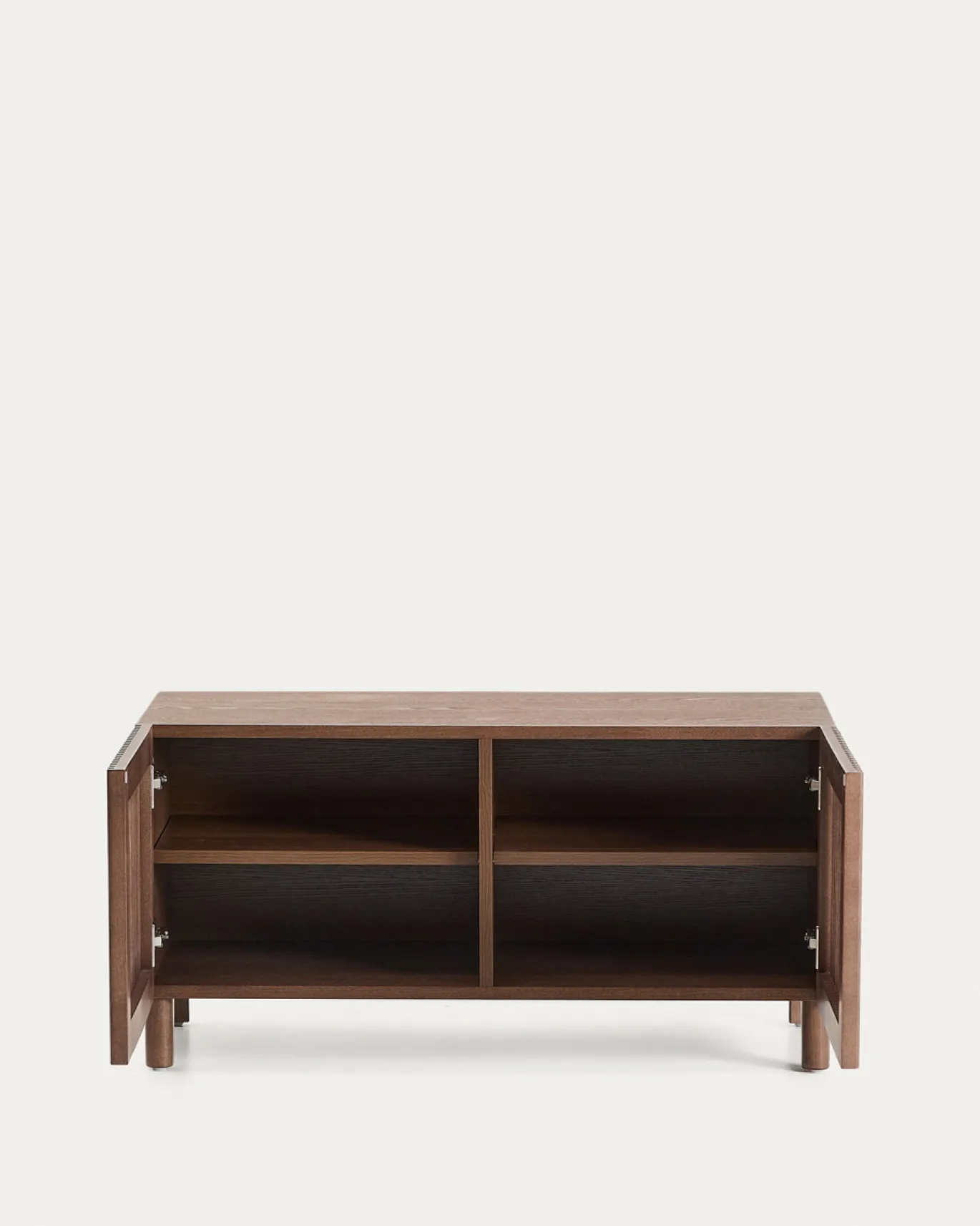 Kave Home Schoenenkast Beyla Essenfineer Walnoot 98cm