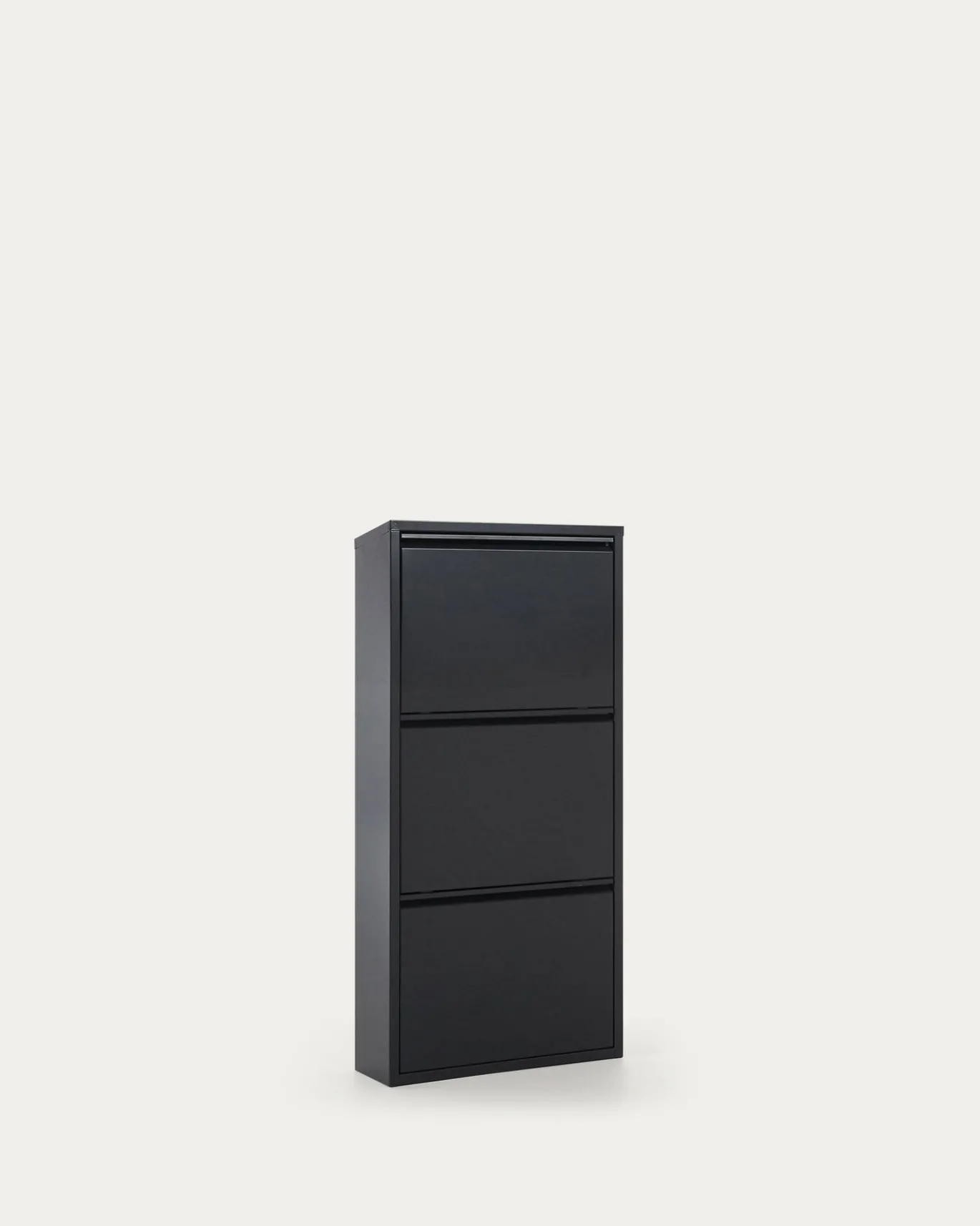 Kave Home Schoenenkast Ode 50x103cm 3 Deuren Zwart