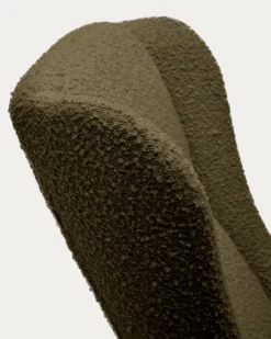 Kave Home Schommelstoel Maustin Donkergroene Bouclé