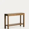 Kave Home Sidetable Arelida Eiken Lichtbruin 112cm