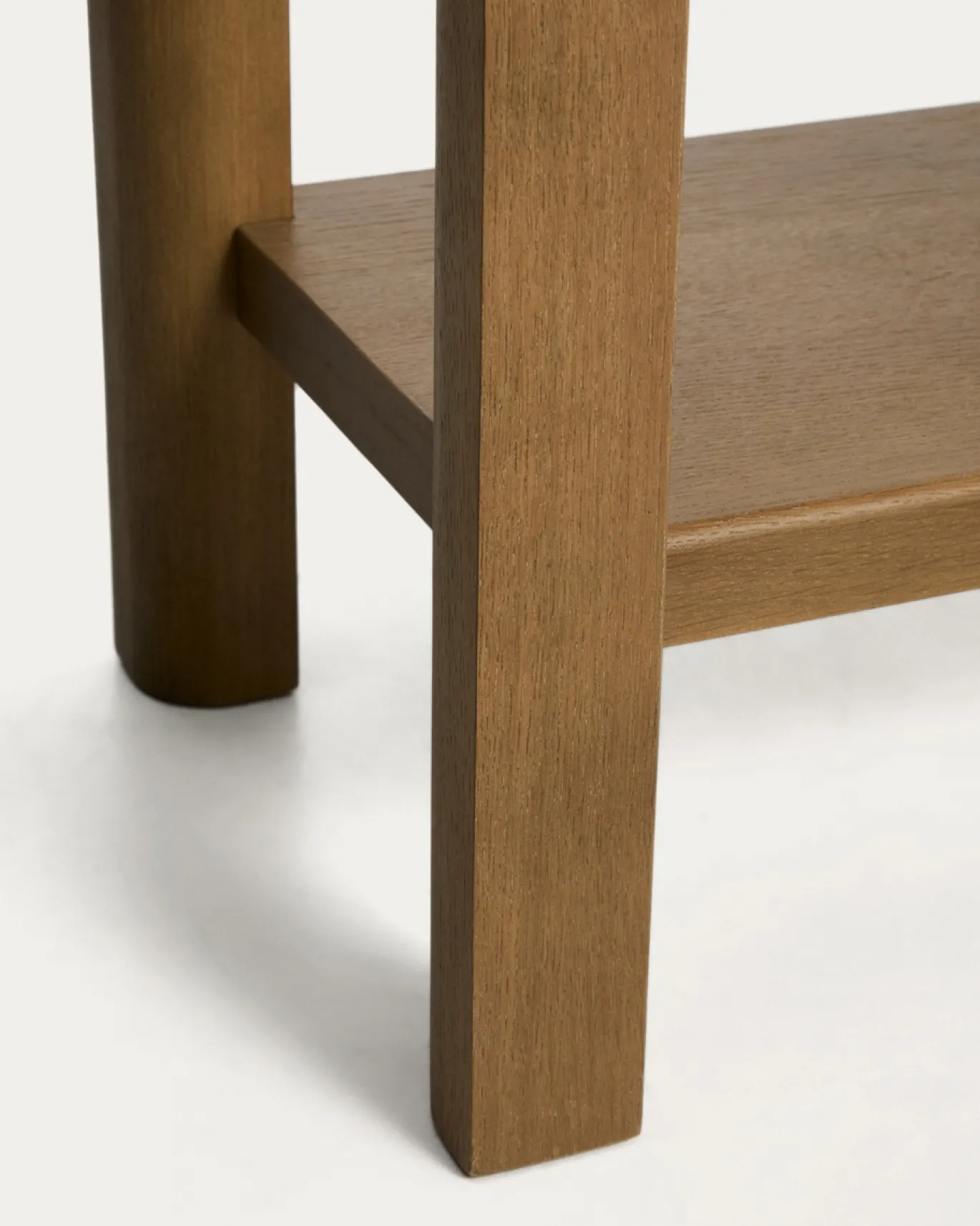 Kave Home Sidetable Arelida Eiken Lichtbruin 112cm