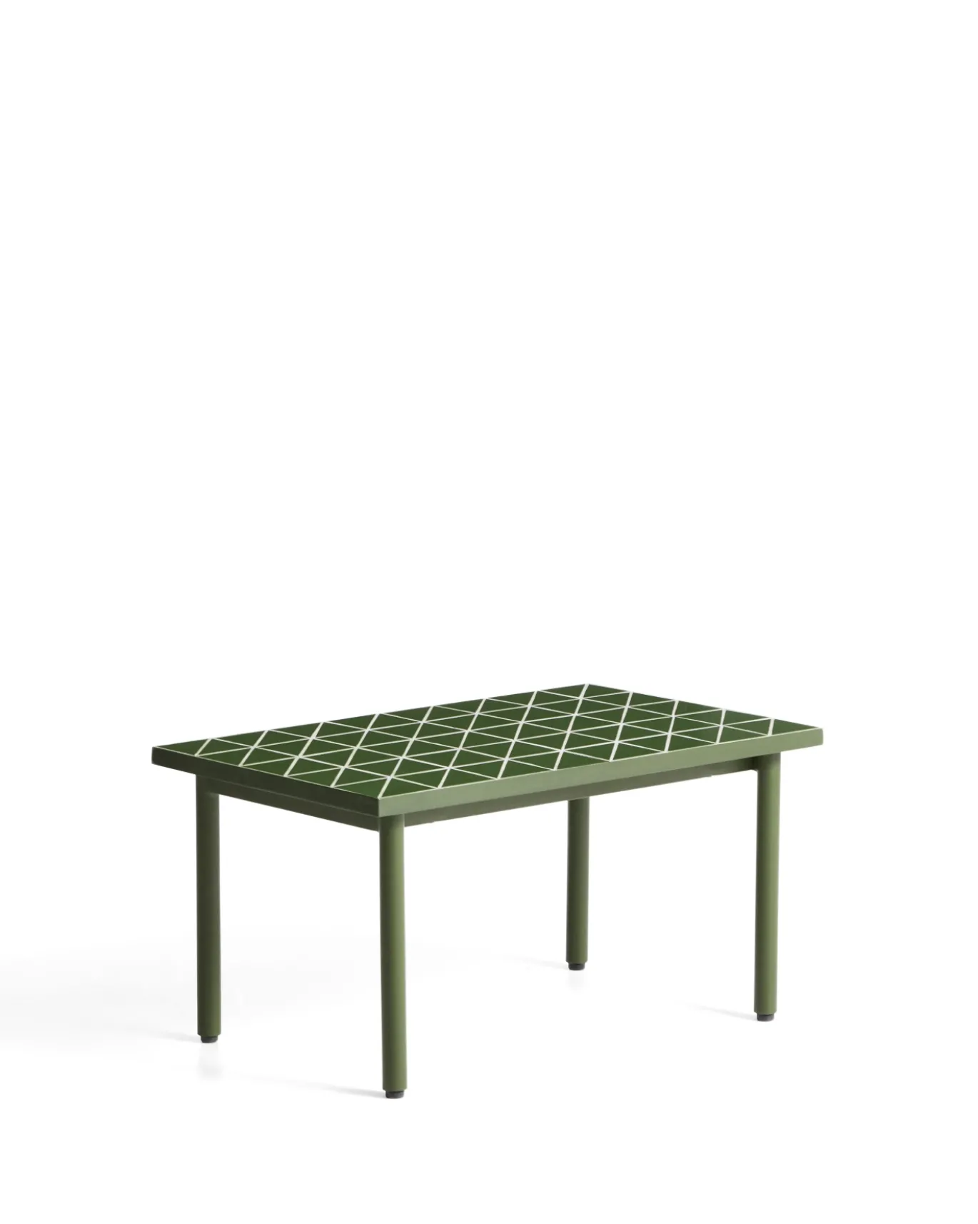 Kave Home Sidetable Maurina Staal Tegels Groen 81cm