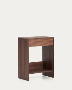 Kave Home Sidetable Norlen Walnoot 81cm