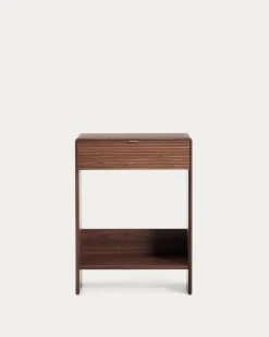 Kave Home Sidetable Norlen Walnoot 81cm