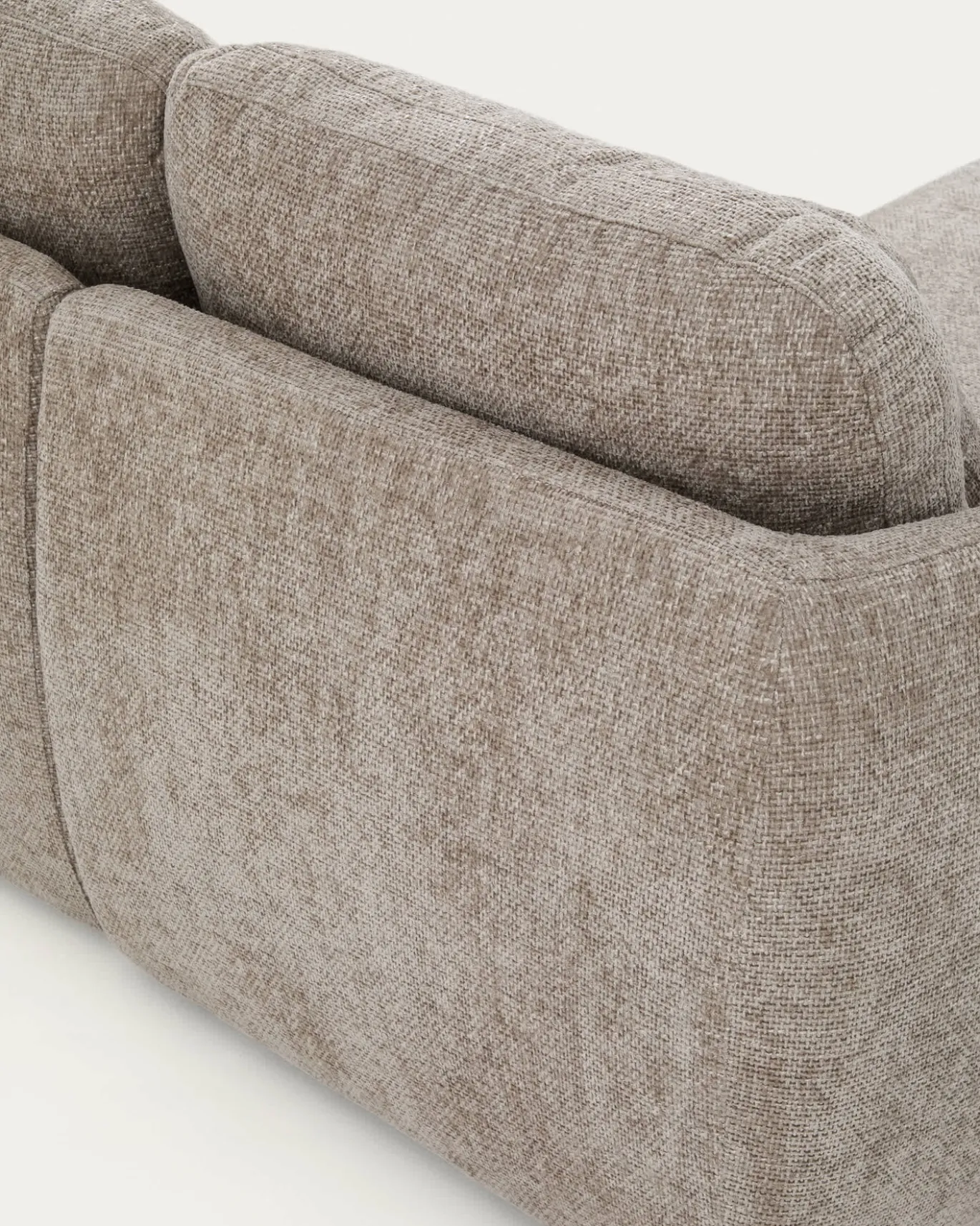 Kave Home Slaapbank Laira 3-Zits Chaise Longue Links Taupe 246cm