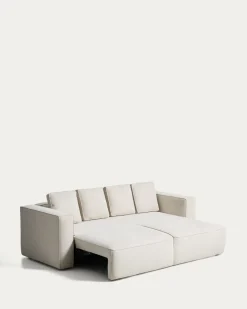 Kave Home Slaapbank Marela Chenille Beige 236cm